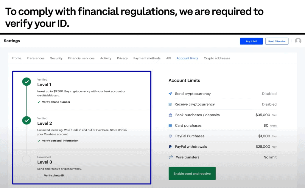 How to Register and Verify Account in Coinbase