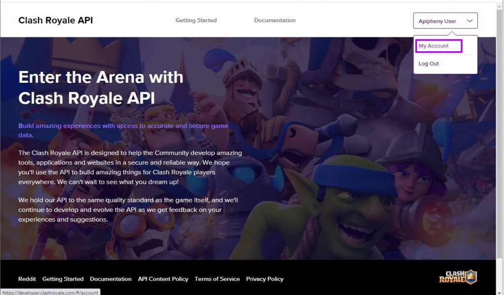 CLASH ROYALE API TOKEN, WHERE CAN I GET IT?