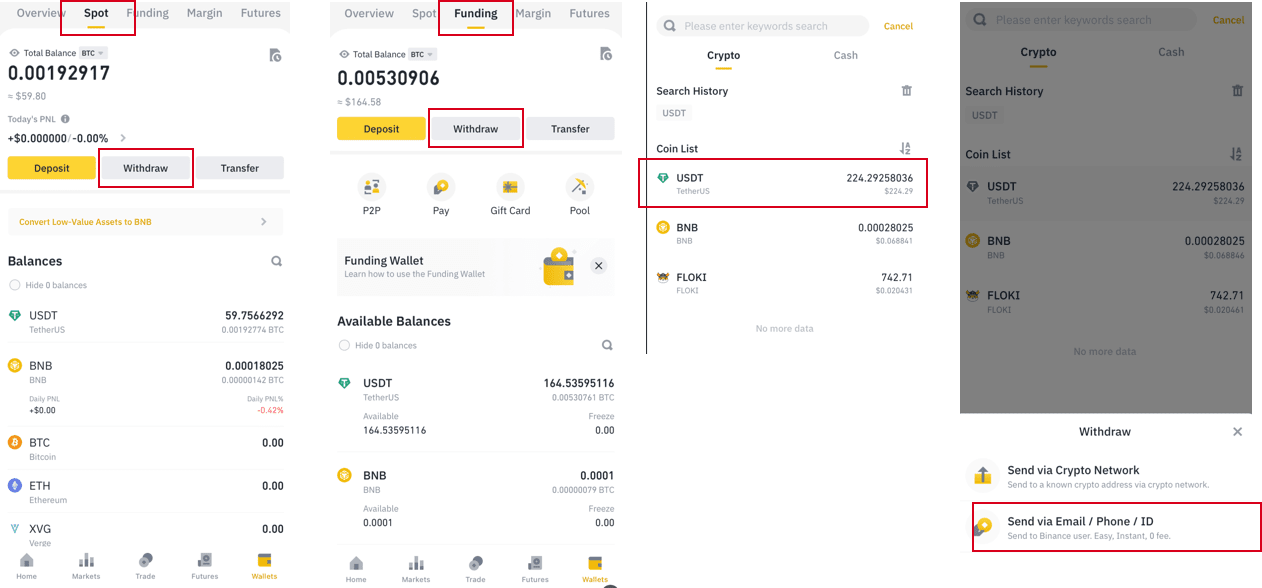 How to send Bitcoin on Binance [] - Dtunes