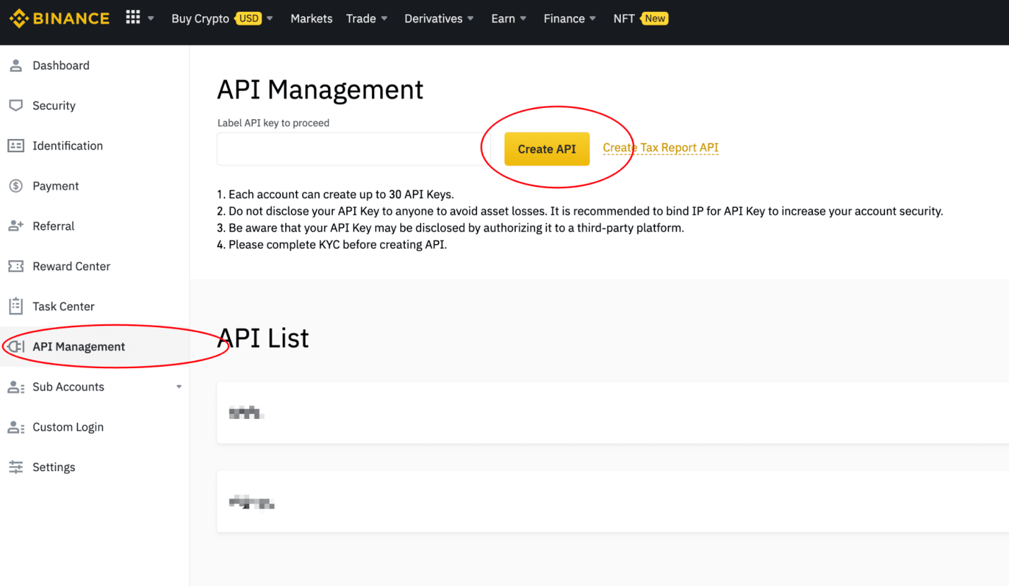 API Keys : Binance Futures - Automated Trading at Alertatron