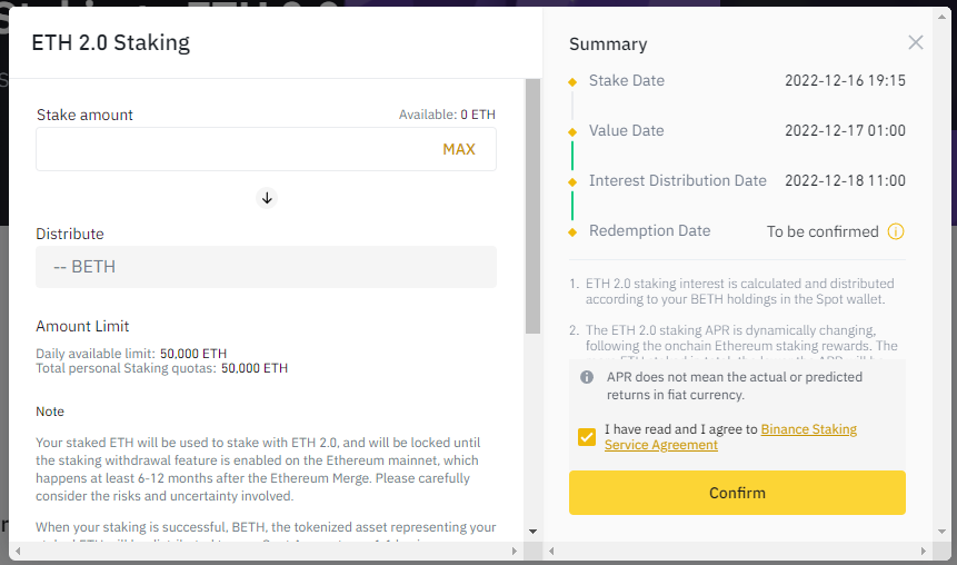 Binance ETH Staking - Everything You need to Know [] - CoinCodeCap