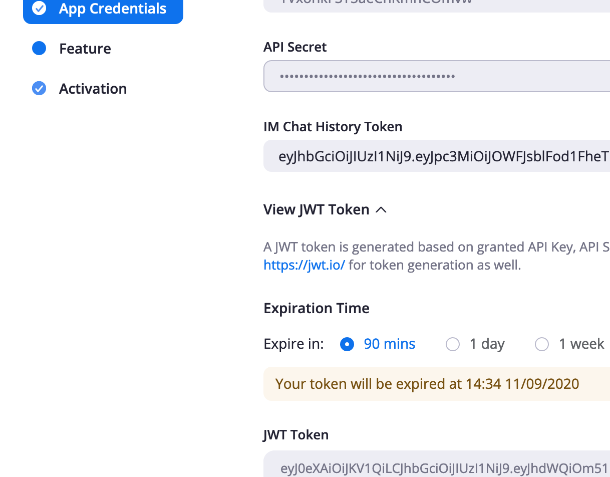 [JWT] The token expiration date time for Asymmetric and Symmetric does not work | OutSystems