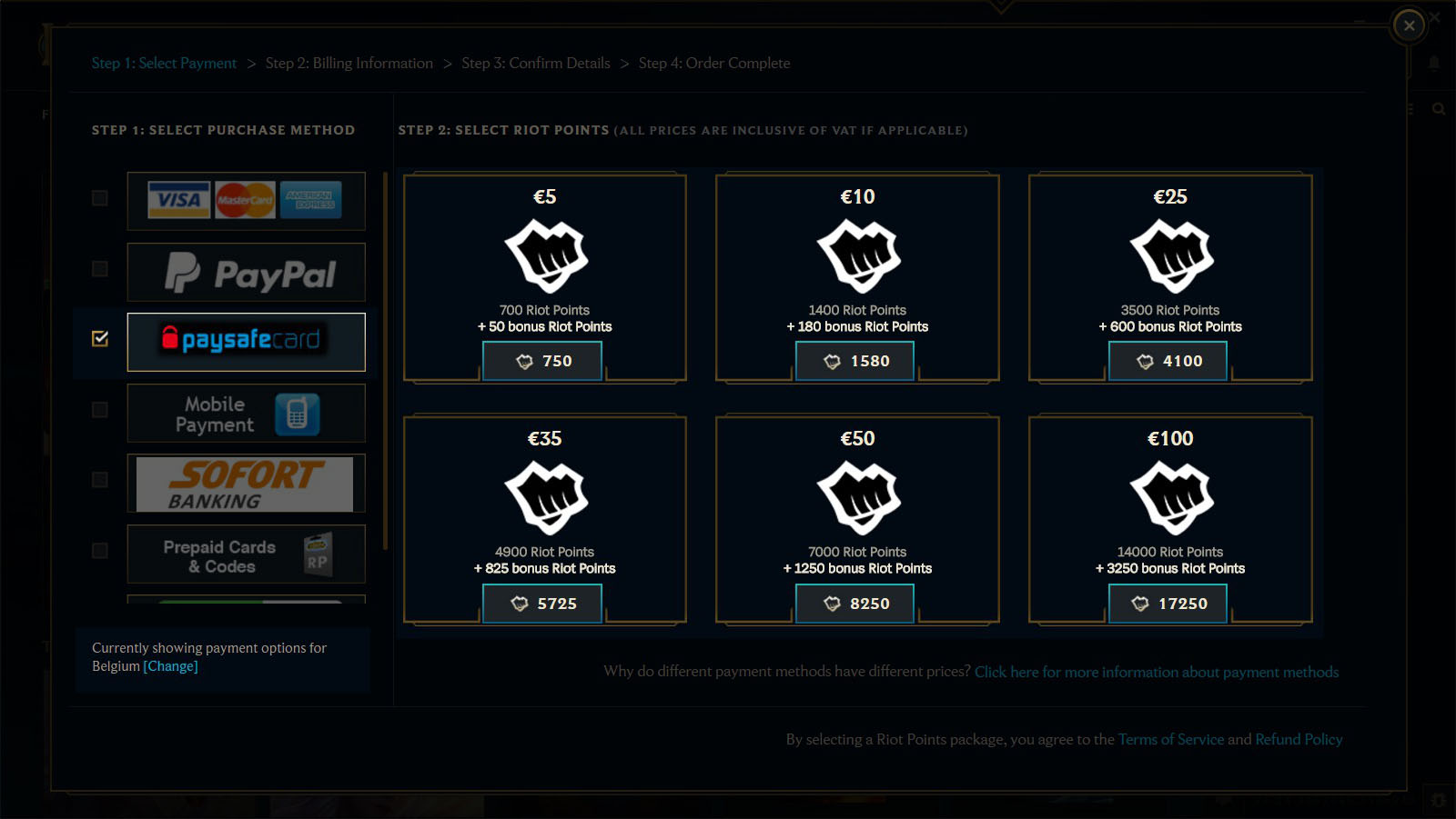 Buy LoL RP - Cheapest Riot Points Prices - FOXNGAME