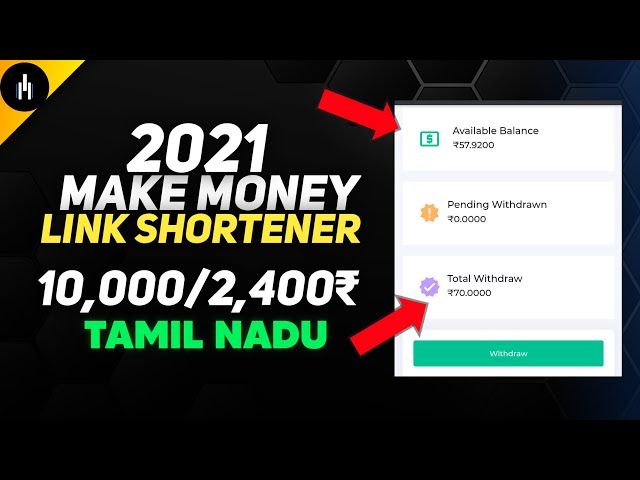 URL Tamil ; Best URL Shortener Money Earning