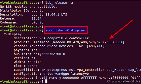 How to Check GPU Info in Ubuntu