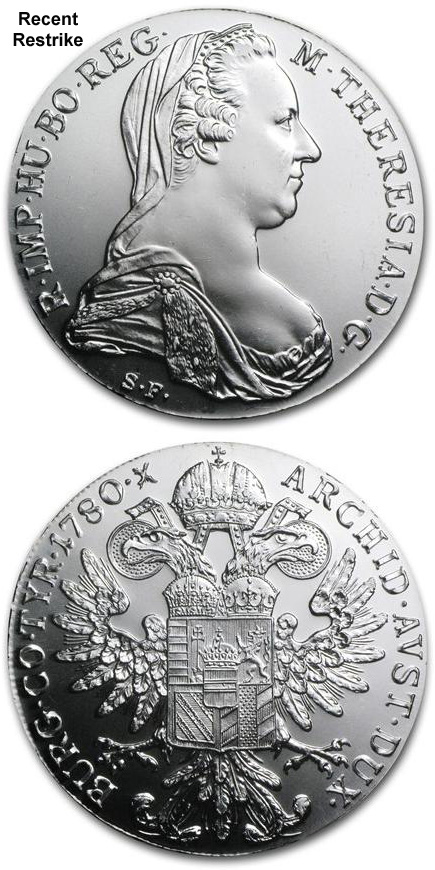 Maria Theresa Thaler, Austrian Silver Bullion |