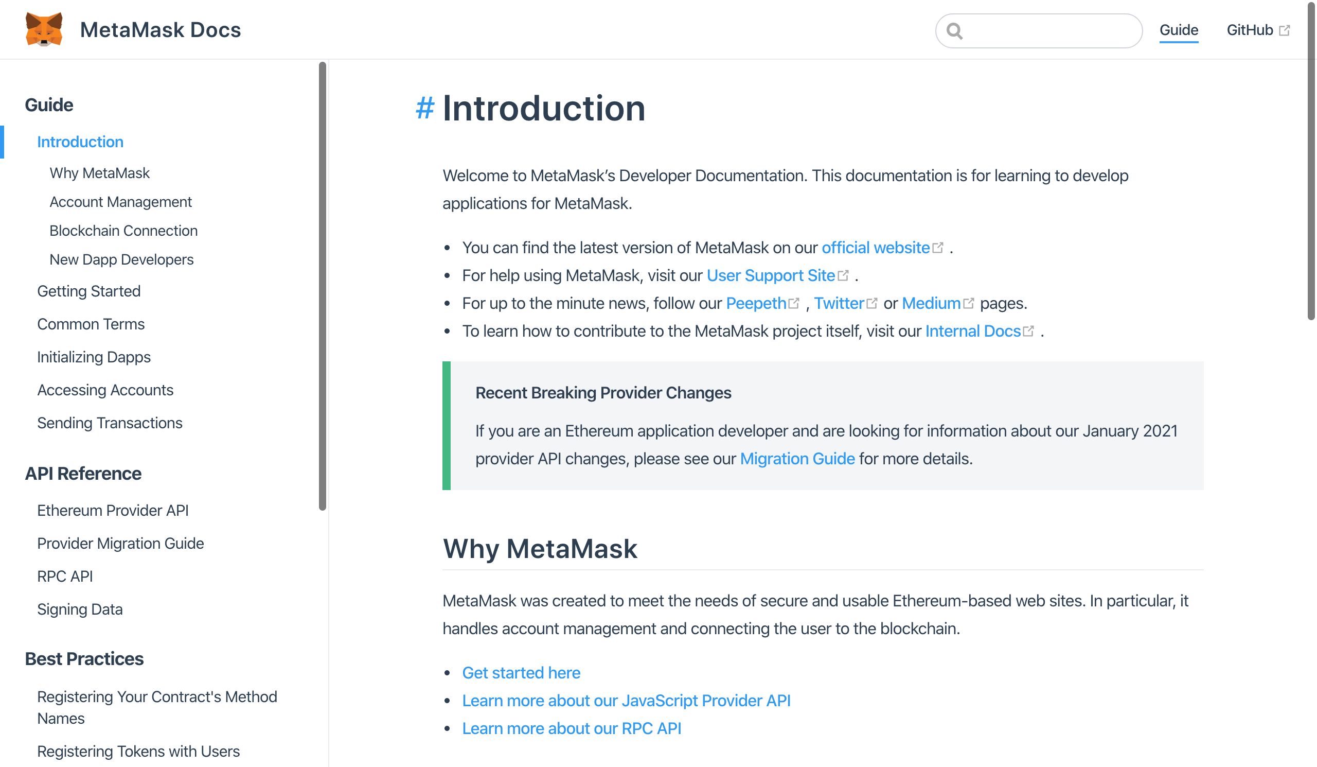 GitHub - MetaMask/api-specs