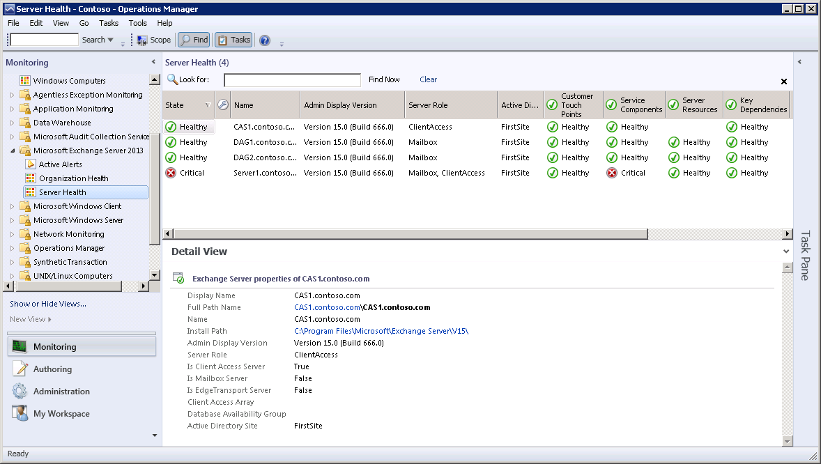 Operating system and Exchange Server versions supported by Mail Security for Microsoft Exchange