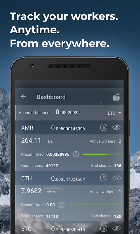 Download MinerGate Mobile for android 