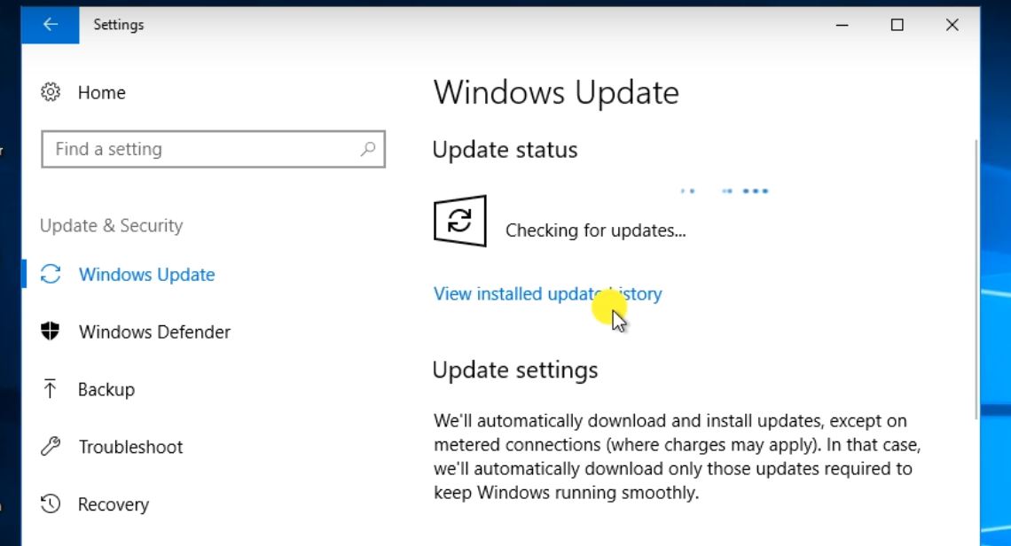 Mining With Windows 10