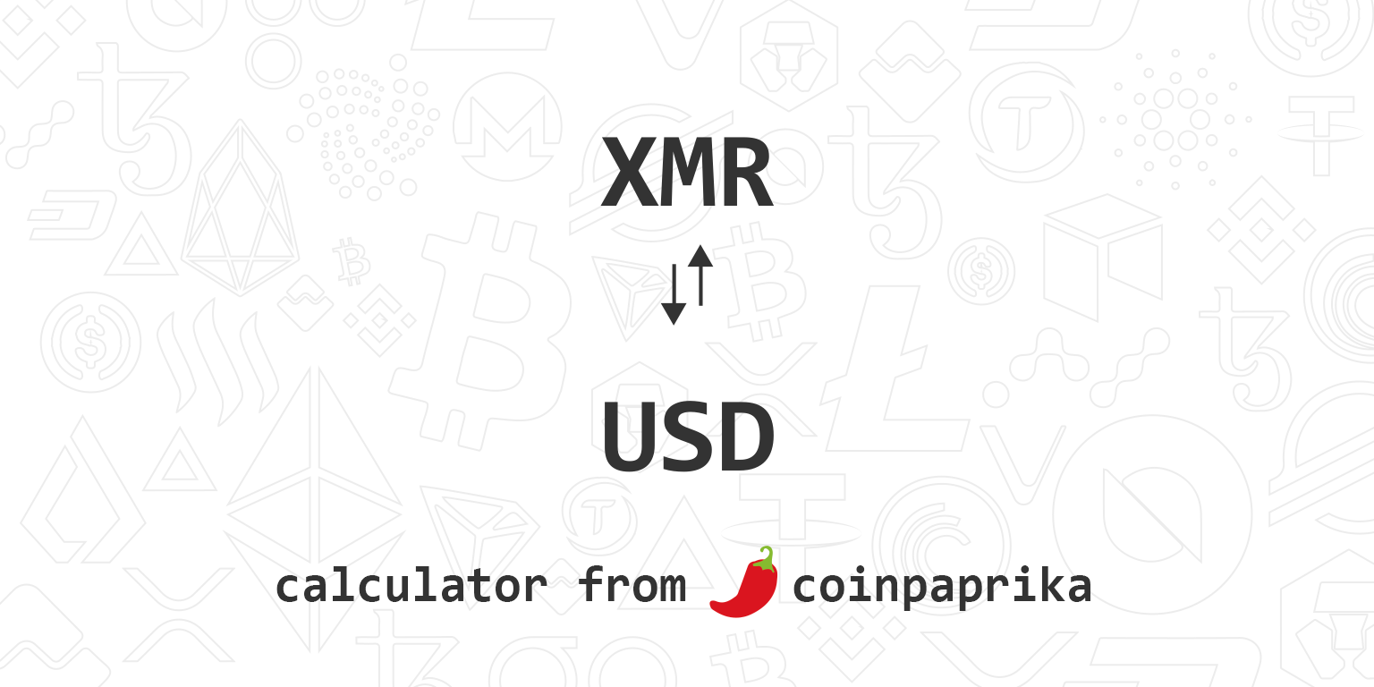 Convert 1 XMR to USD ‒ Real-Time Monero Conversion | bymobile.ru