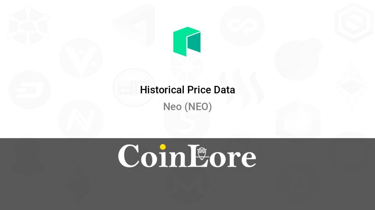 Calculate NEO to INR live today (NEO-INR) | CoinMarketCap