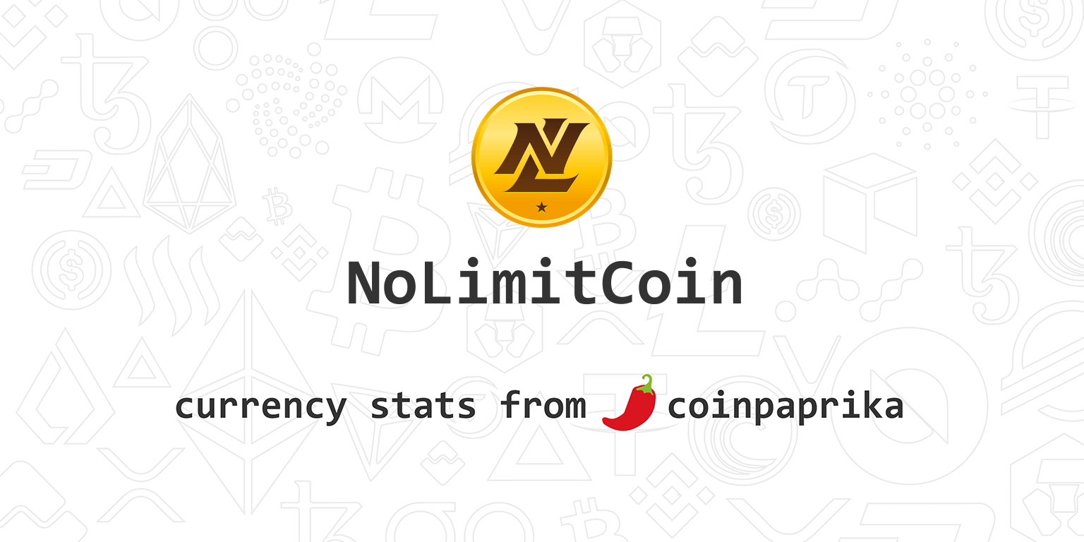 NoLimitCoin (NoLimitCoin ) · GitHub