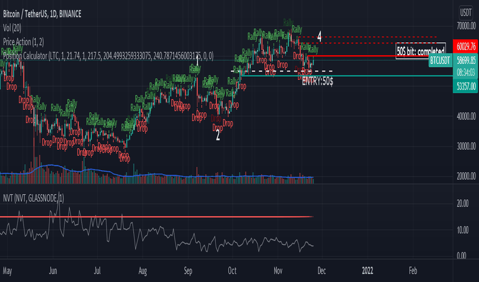 Bitcoin Wookalich Ratio (NVT) — Indicator by gliderfund — TradingView