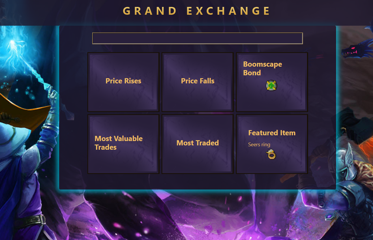 Most Traded Items - Old School RuneScape - Grand Exchange