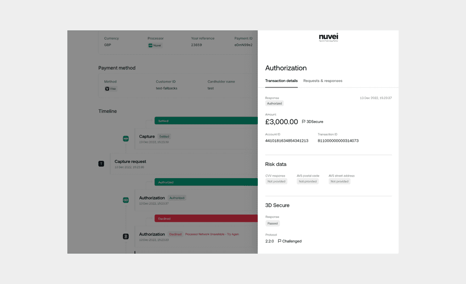 Transaction Search