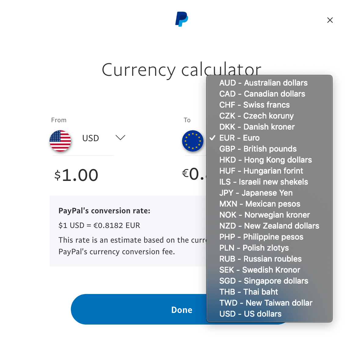 PayPal USD to JPY Foreign Transfer Rates Today | BestExchangeRates