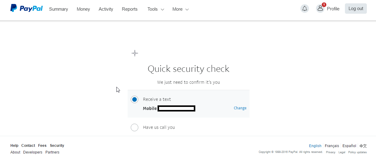 Why do I have to complete a security check? | PayPal US