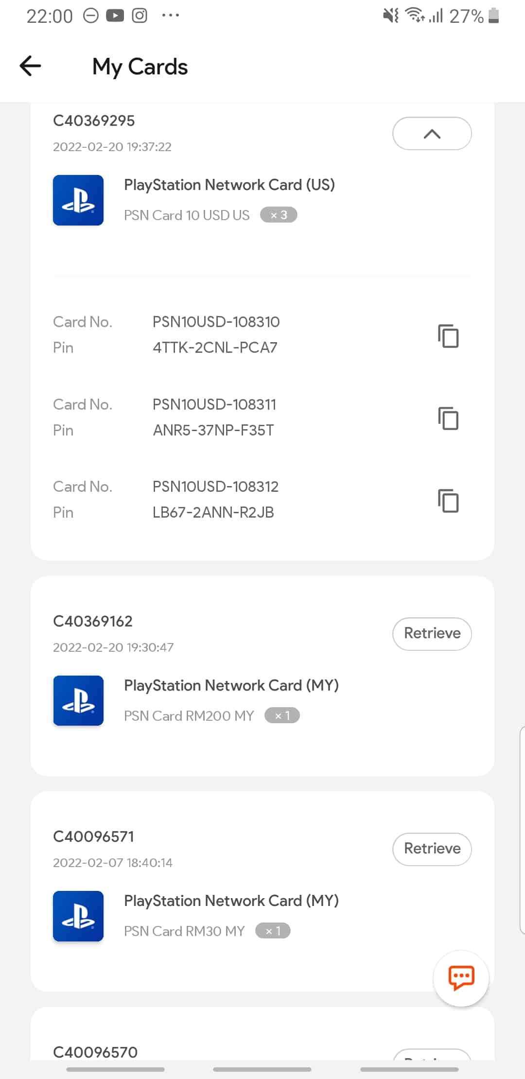 Problems adding credit or debit card information to PlayStation™Store