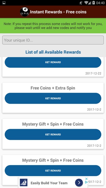 Pool Rewards Links Daily Free Coins APK Download - Free - 9Apps