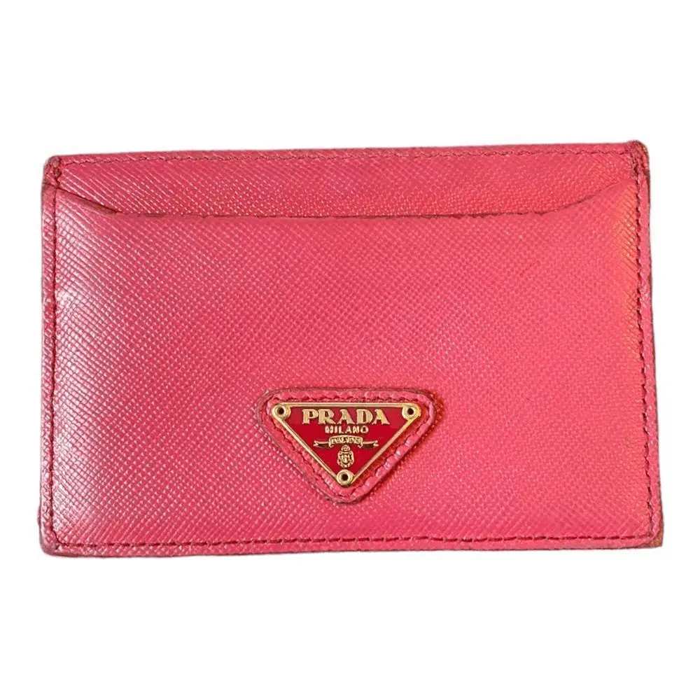 Prada triangle-plaque Card Holder - Farfetch