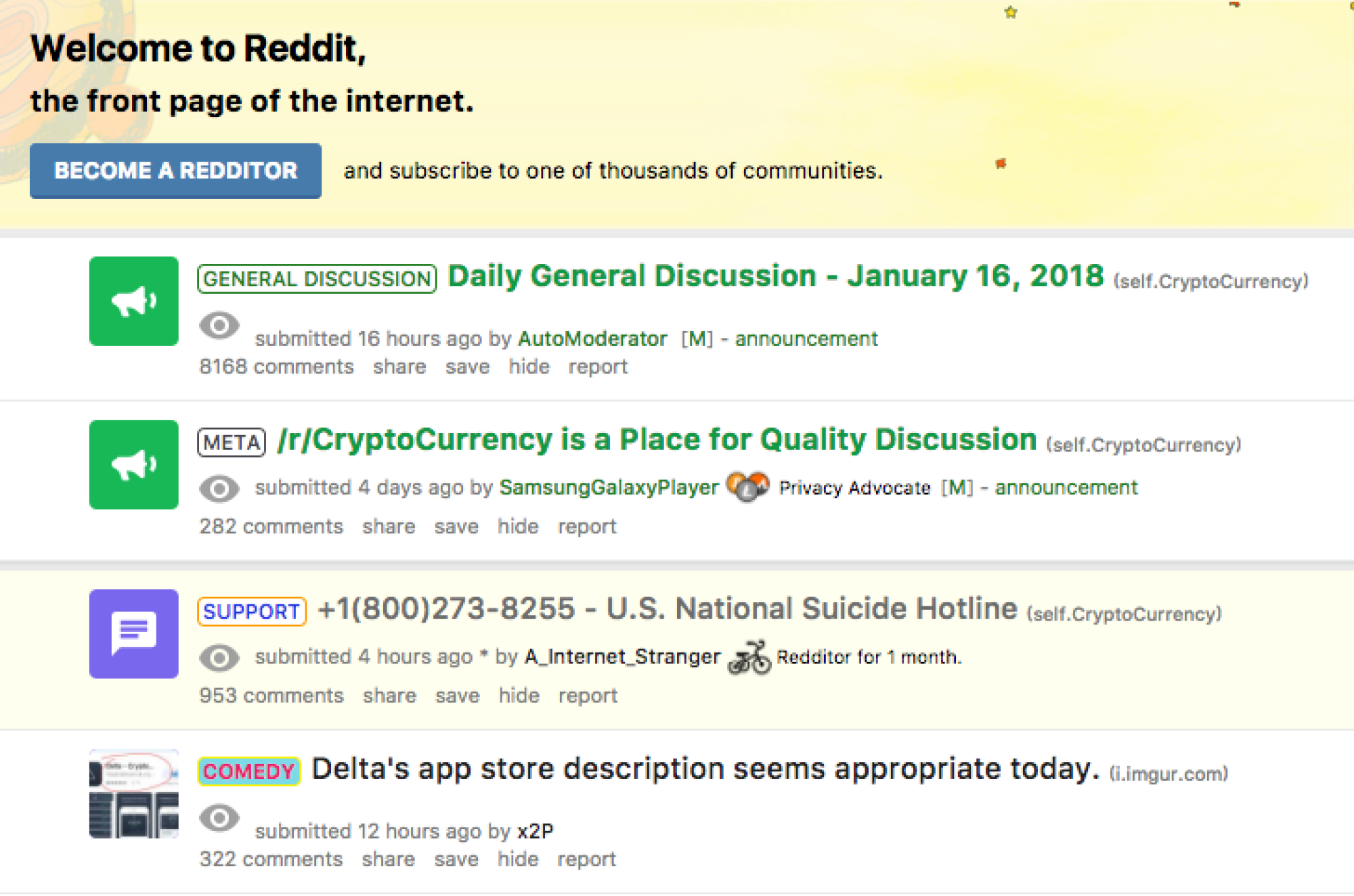 Reddit - CoinDesk