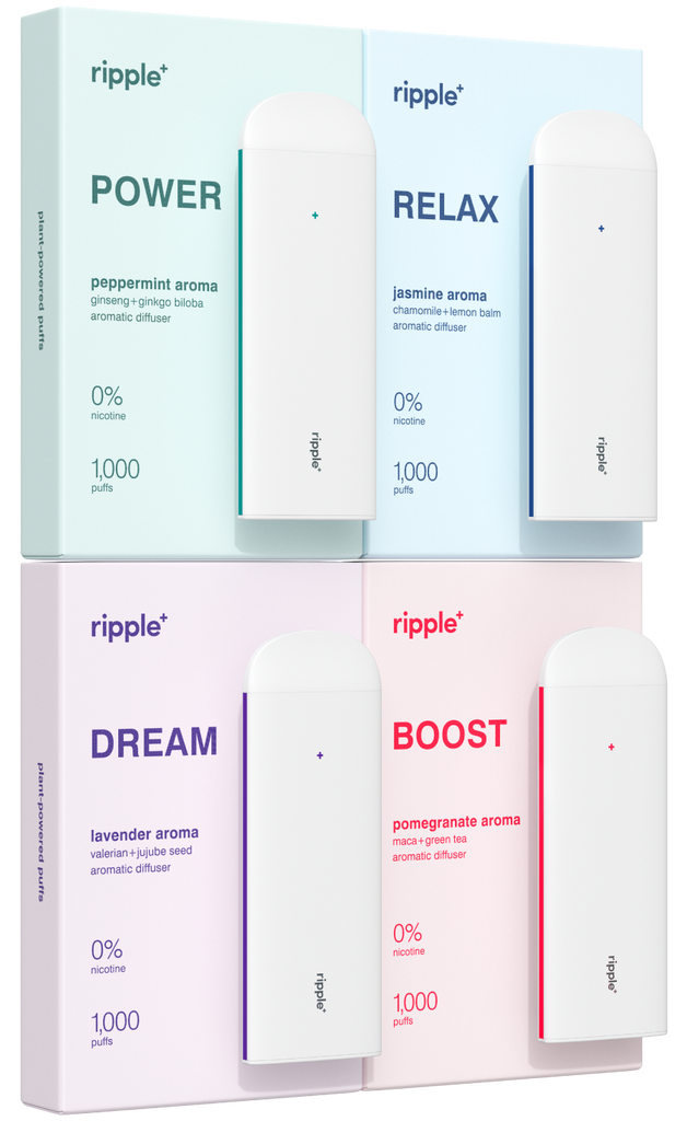 ripple+ - zero nicotine - plant powered puffs – therippleco