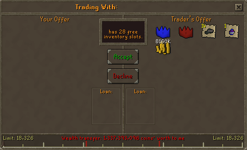 F2P trade limit question :: RuneScape Общие обсуждения