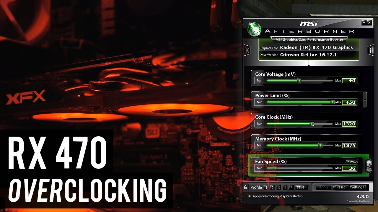 RX 8GB Mining Settings