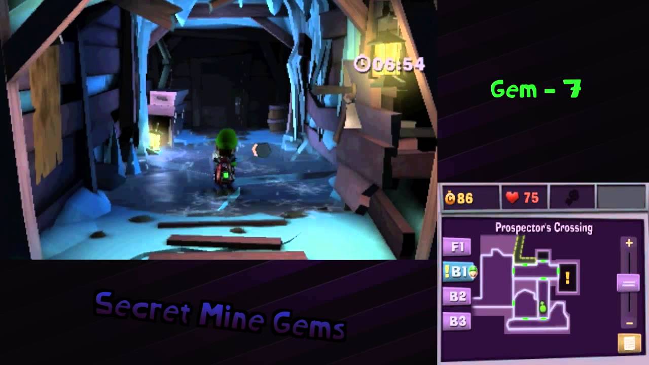 Luigi’s Mansion: Dark Moon Gem Locations – Secret Mine | N4G