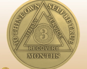 12 Year AA Medallions - Twelve Year Alcoholics Anonymous Coins and Chips — AA Medallion Store