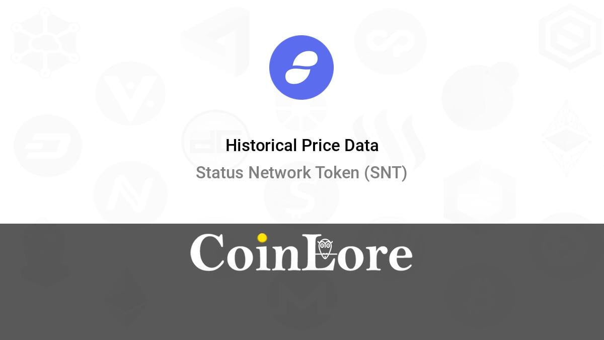 Status Price Prediction up to $ by - SNT Forecast - 