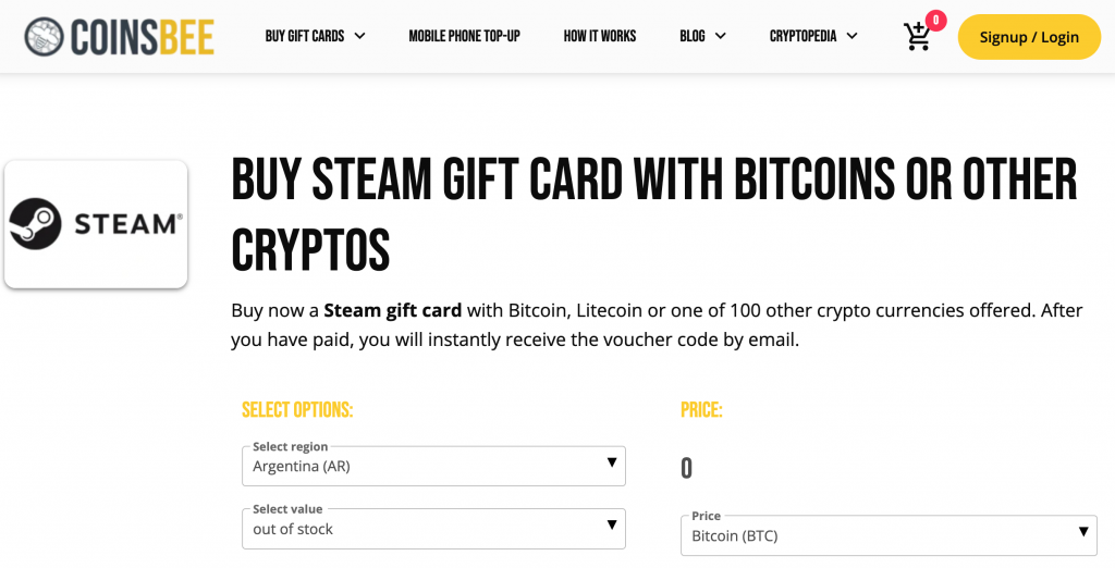 Steam Gift Cards For Crypto | Top Up Balance Blog