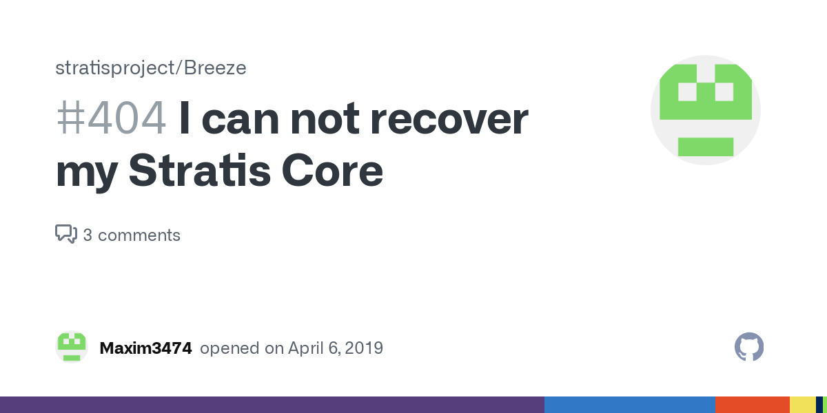 Recover my Stratis Core wallet · Issue # · stratisproject/StratisFullNode · GitHub