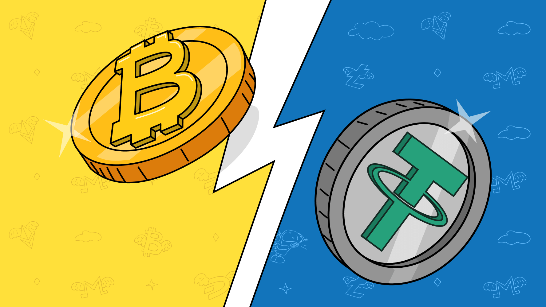 USDT vs BTC Comparison | Compare Tether USD versus Bitcoin | bymobile.ru