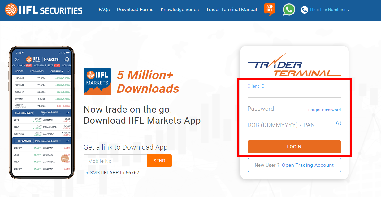 How to close IIFL trading account online?