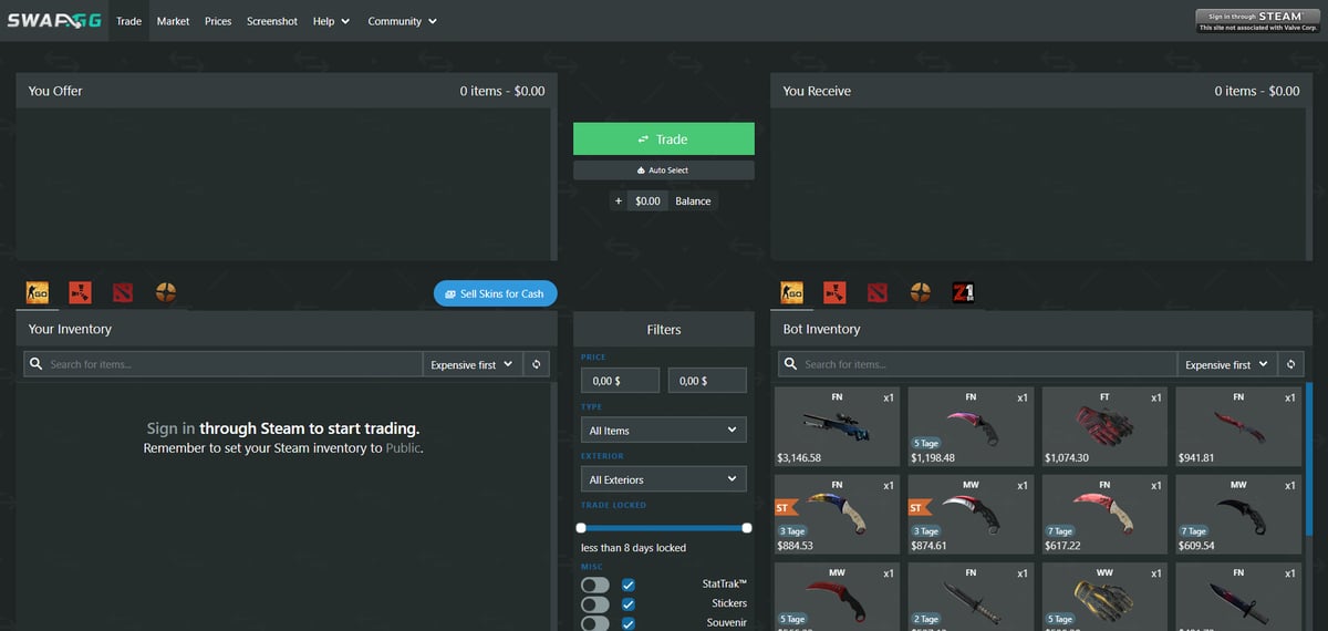 Best CSGO Trading Sites Top Sites With P2P Trades + Bonuses & Security