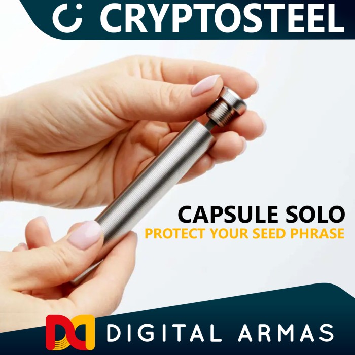 Trezor T + Cryptosteel Capsule Solo | Cryptomaan