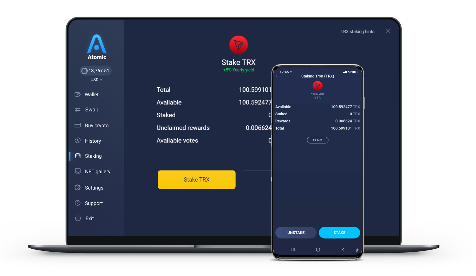 Crypto Staking Calculator | Staking Rewards & Assets | Guarda