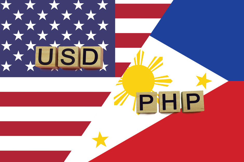 US Dollar to Philippine Peso Exchange Rate