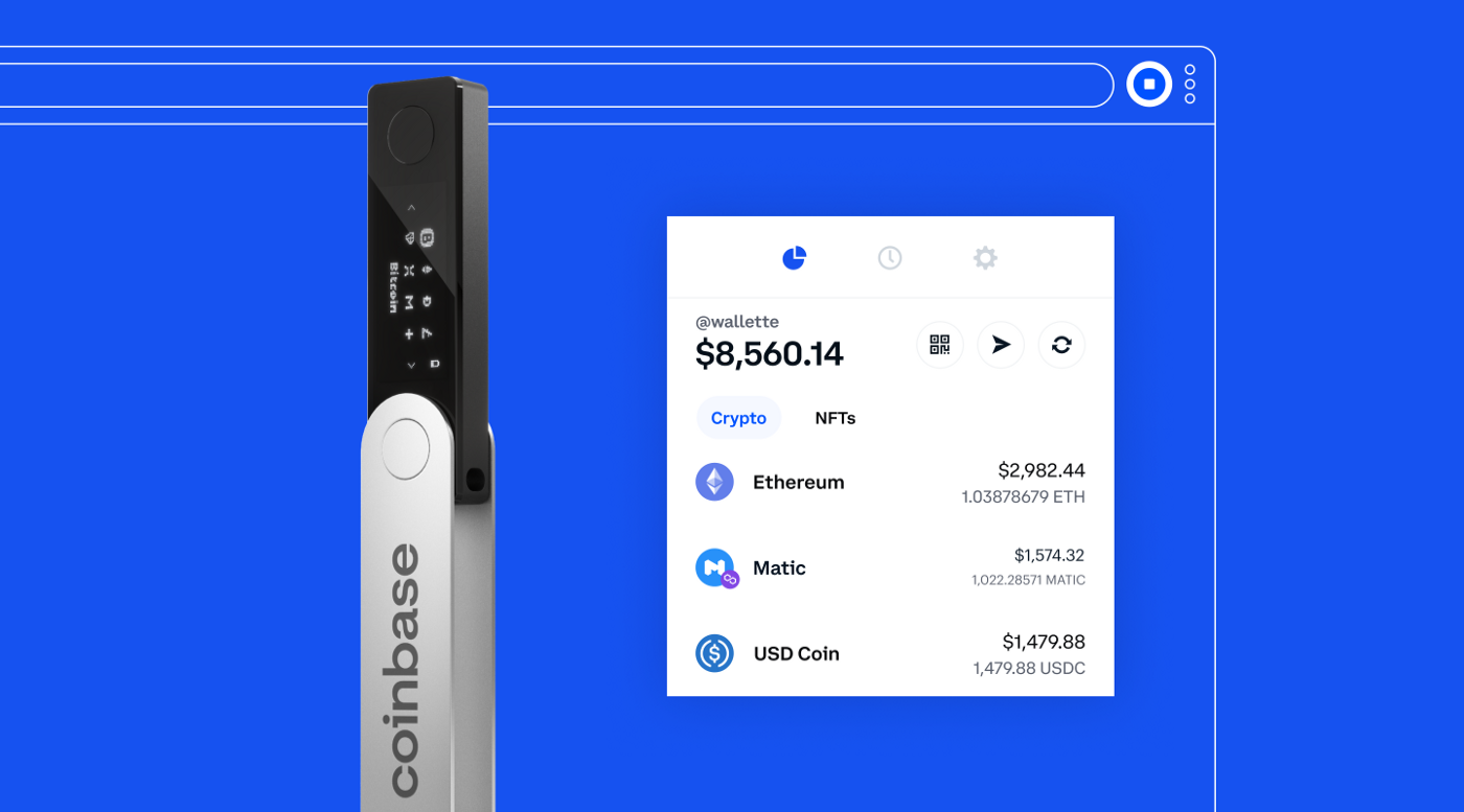 Ledger Nano X Cryptocurrency Hardware Wallet - COINBASE EDITION