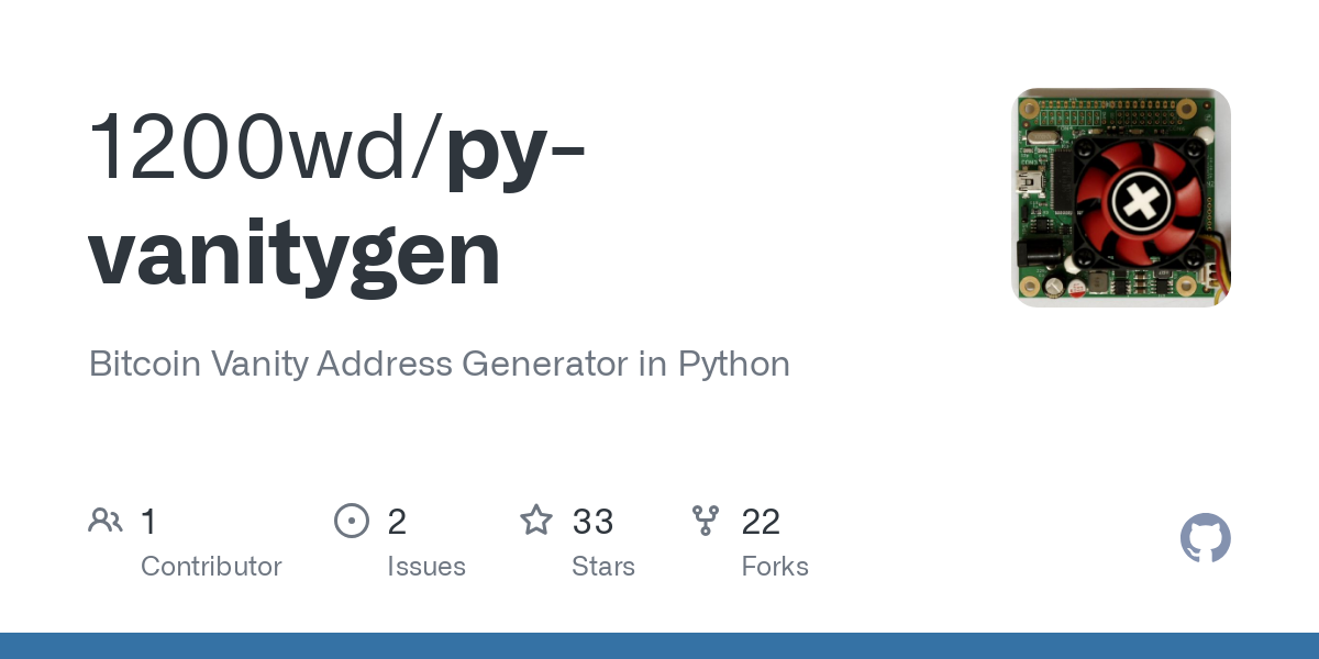 Vanitygen - Bitcoin Wiki