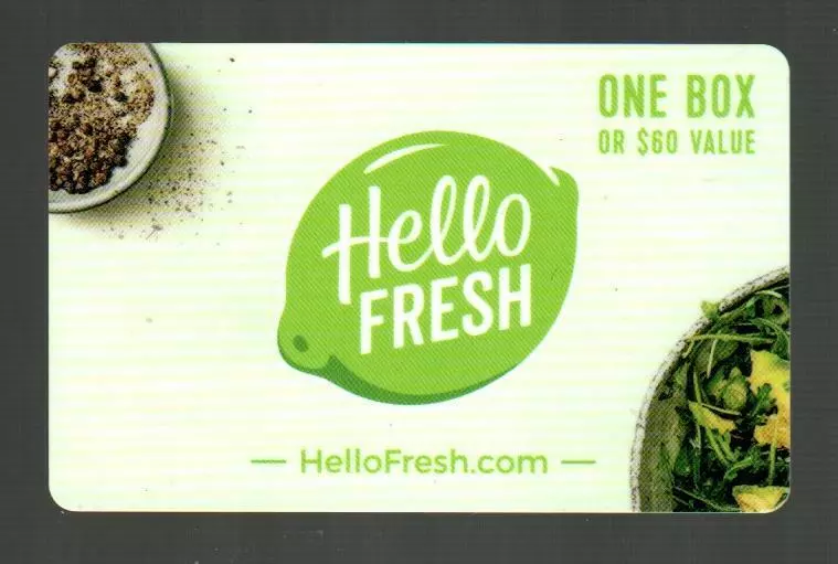 FREE HelloFresh Gift Card | PrizeRebel