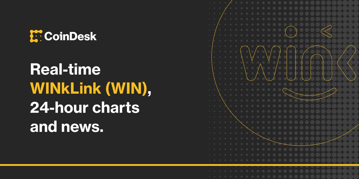 WINk Price - WIN Price Charts, WINk News