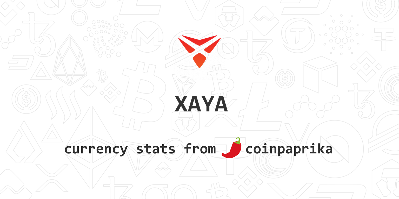 XAYA (CHI) ICO - Rating, News & Details | CoinCodex