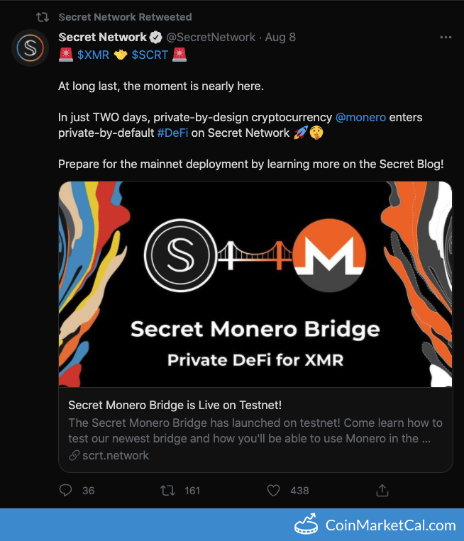 Secret Monero Bridge