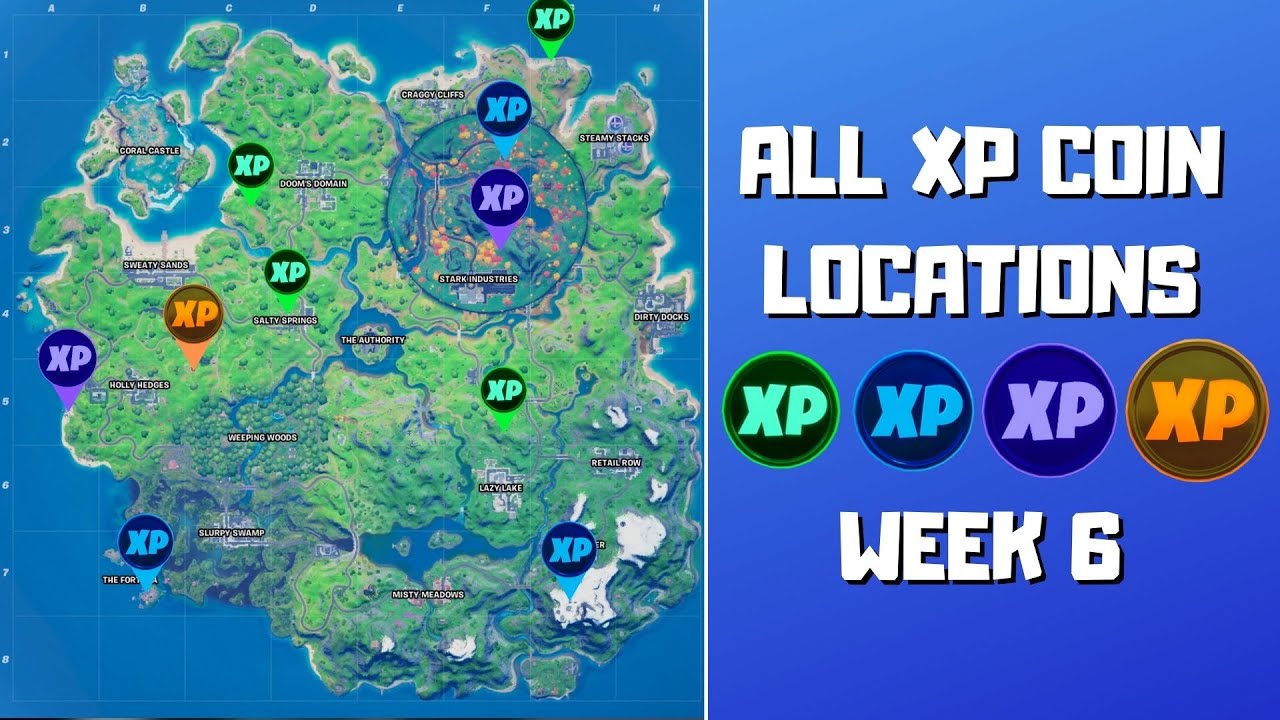 All Fortnite Season 3 Week 6 XP Coin Locations