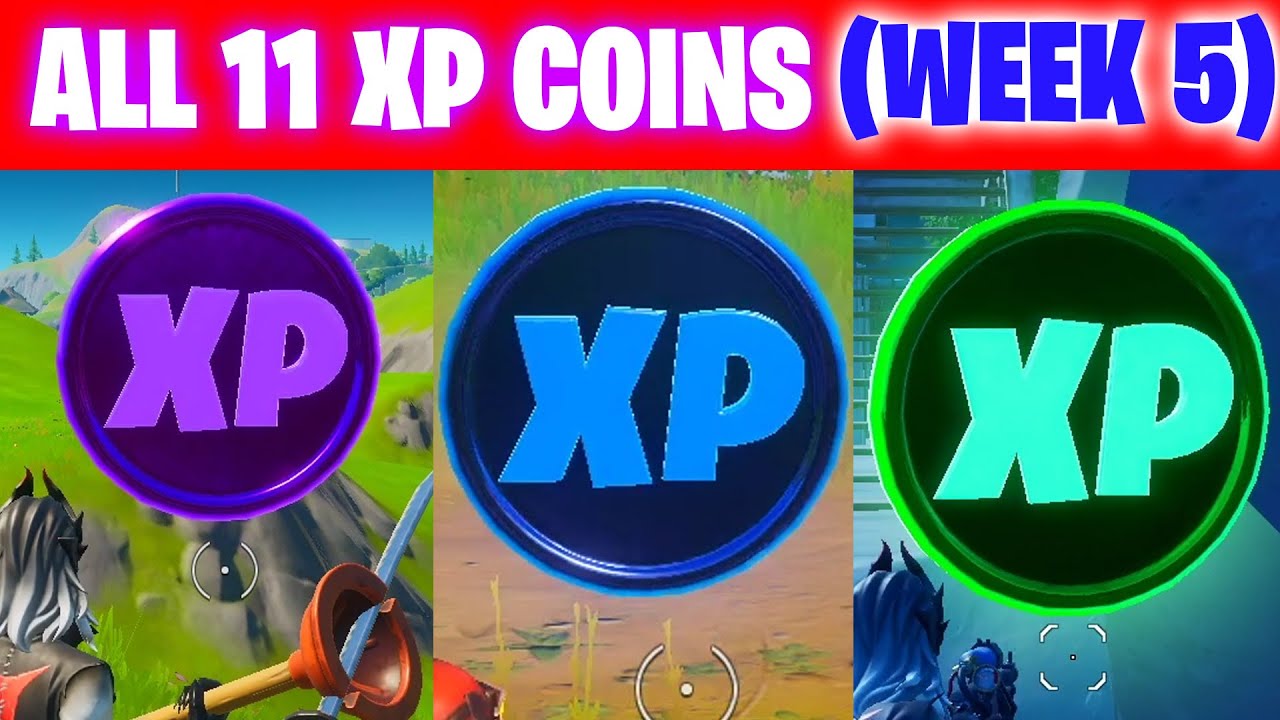 Fortnite Week 5 XP Coins - Season 4 Locations