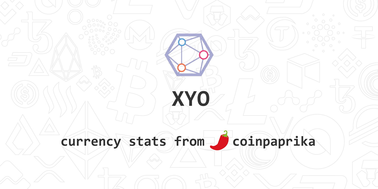 XYO price today, XYO to USD live price, marketcap and chart | CoinMarketCap