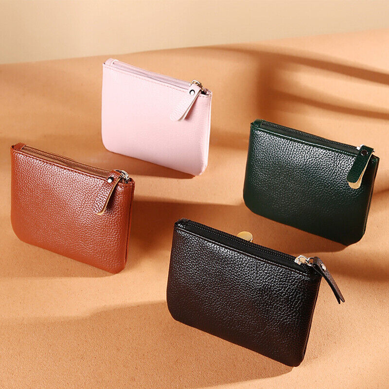 Stylish Mulberry Zip Coin Pouch